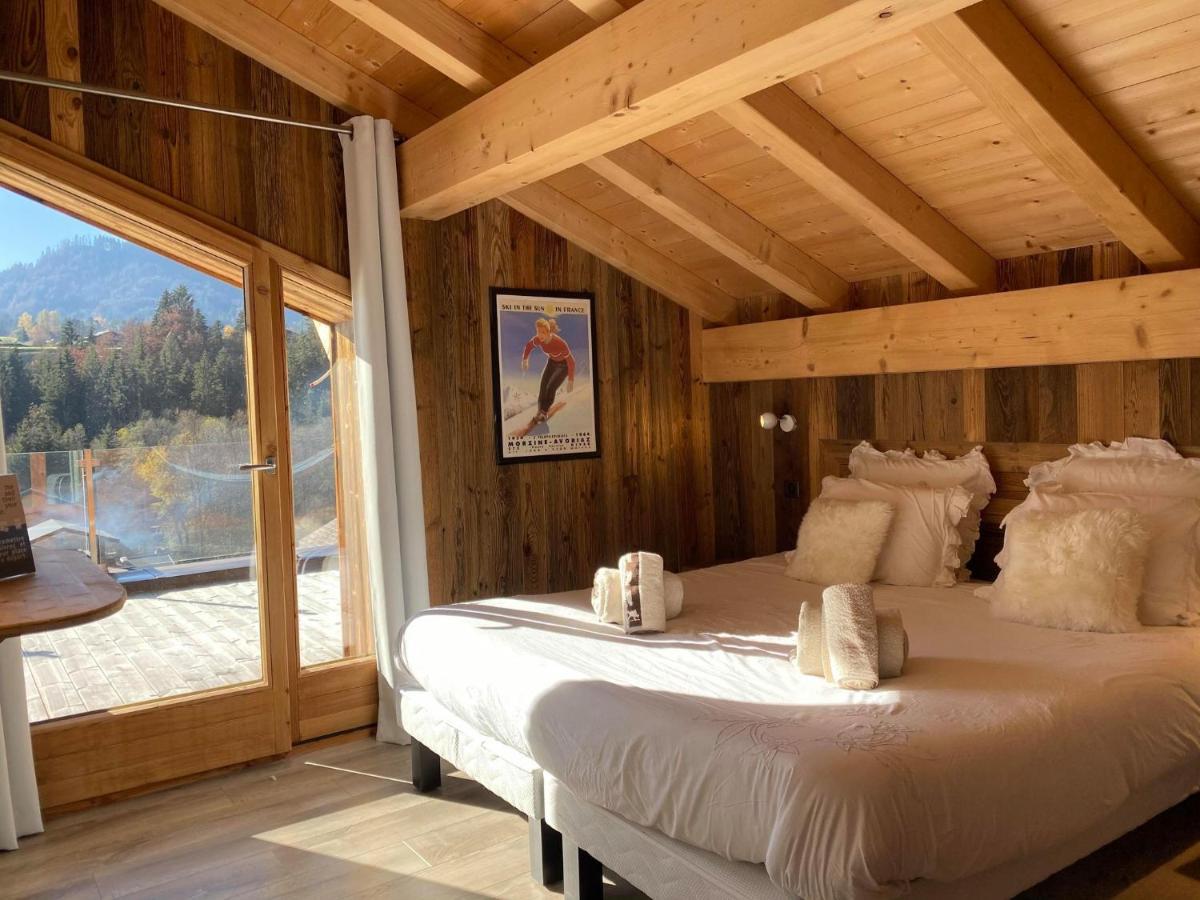 Azalée, Chalet de Luxe - Propriétés Mont Amour Montriond Exterior foto