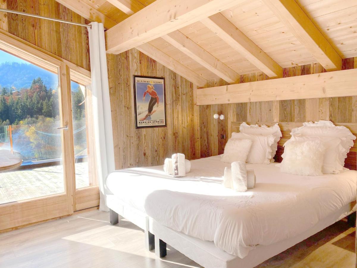Azalée, Chalet de Luxe - Propriétés Mont Amour Montriond Exterior foto