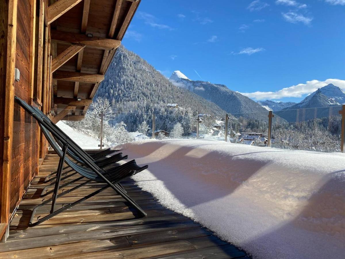 Azalée, Chalet de Luxe - Propriétés Mont Amour Montriond Exterior foto