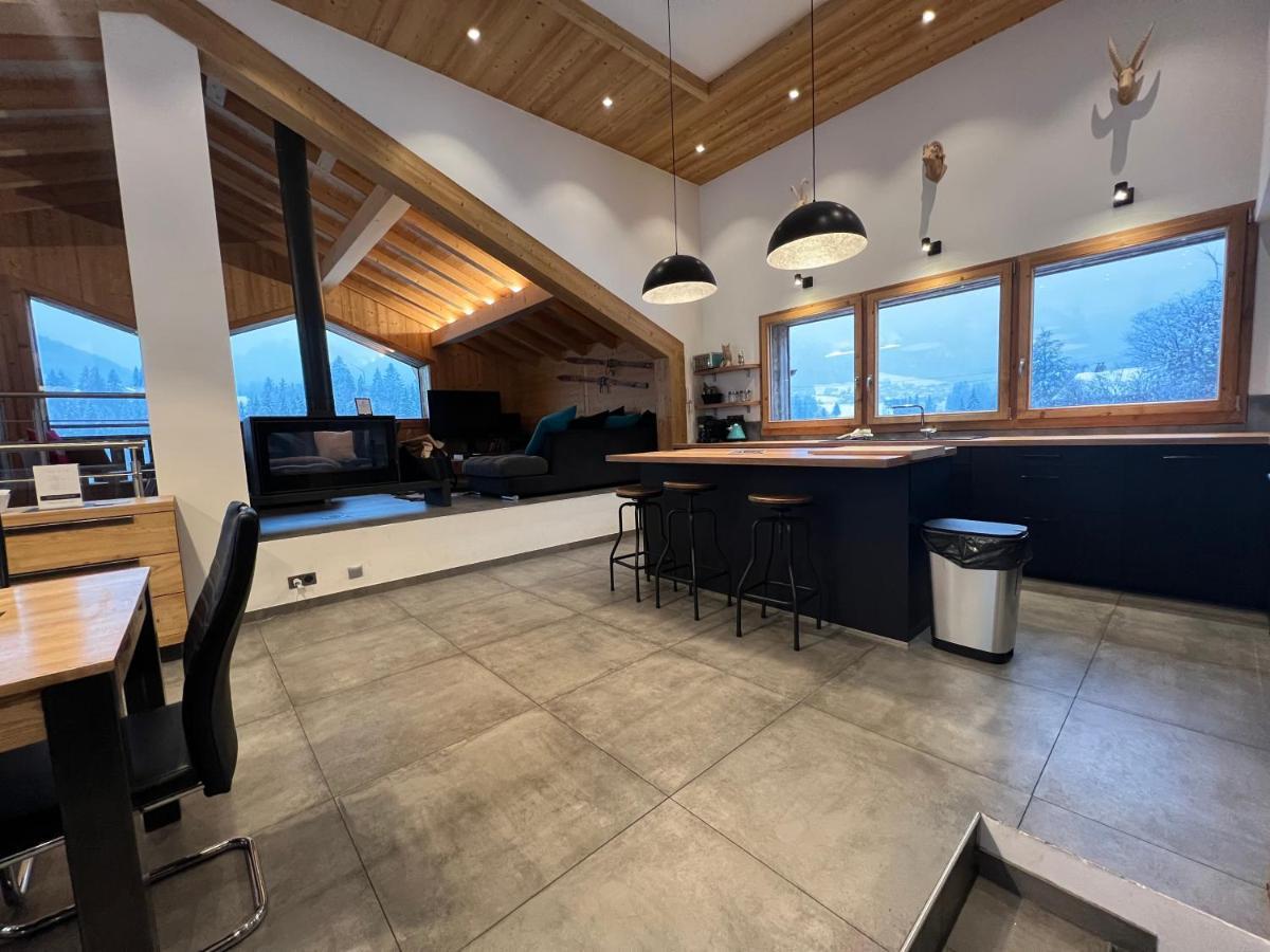 Azalée, Chalet de Luxe - Propriétés Mont Amour Montriond Exterior foto
